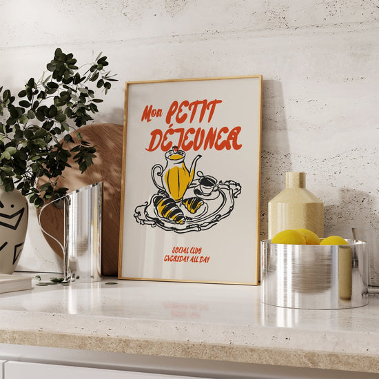 Mon Petit Dejeuner Poster