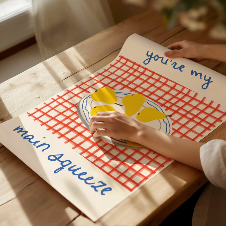 My Main Squeeze Pear Poster