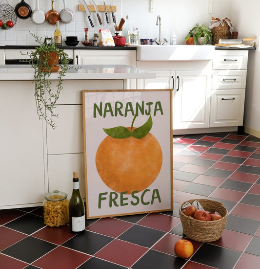 Naranja Fresca Oranges Wall Print