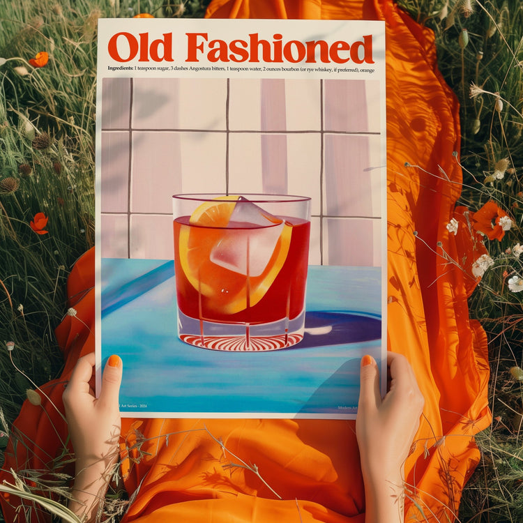 Old Fashioned Cocktail Wall Art
