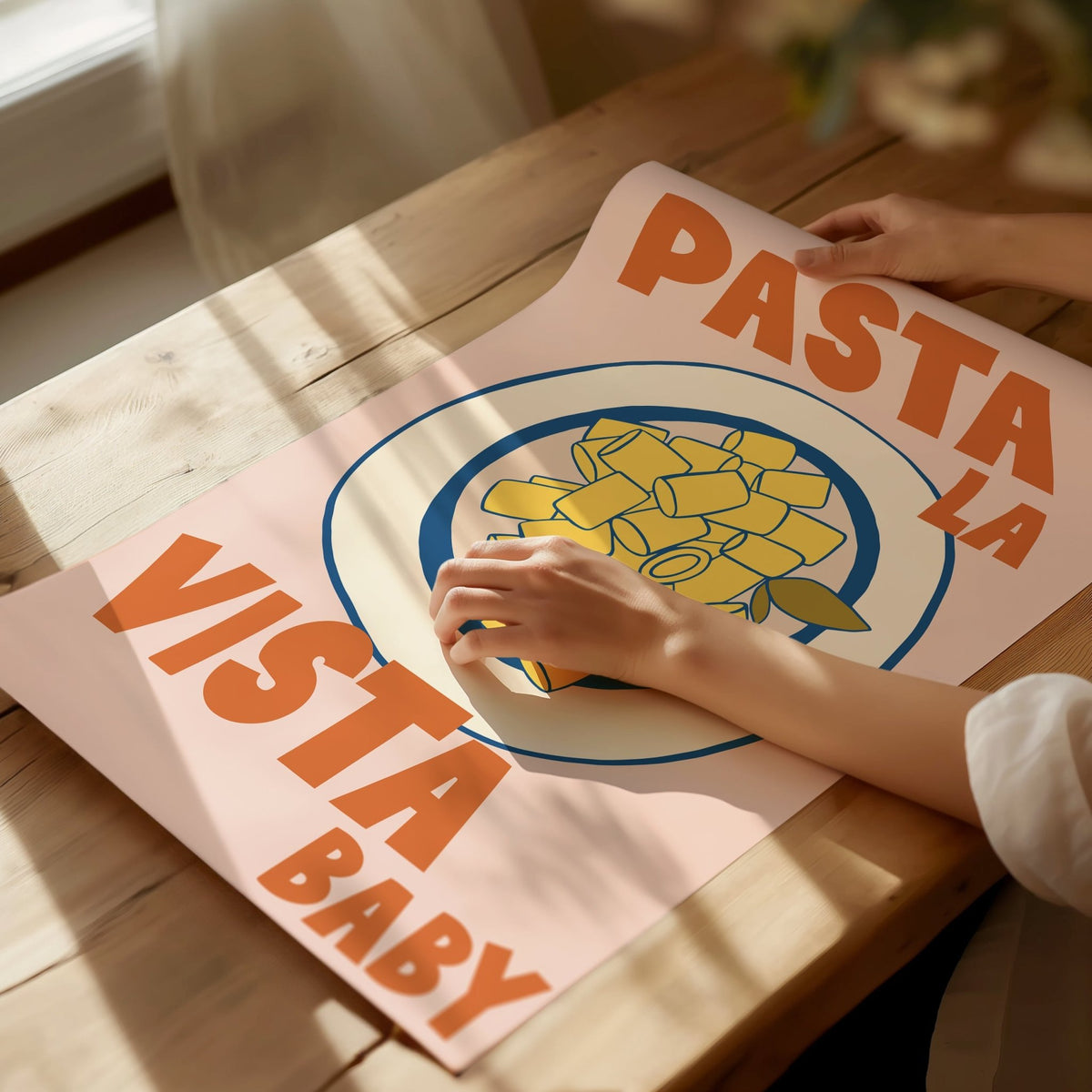 Pasta La Vista Pasta Poster