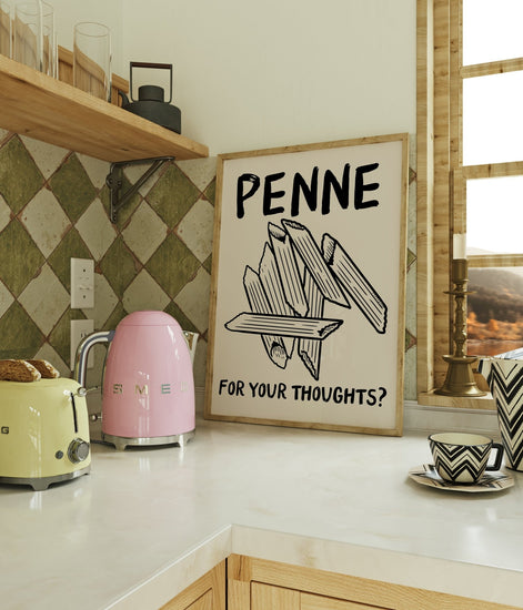 Penne Pasta Print