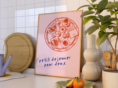 Petit Déjeuner Pour Deux Breakfast Room Wall Art