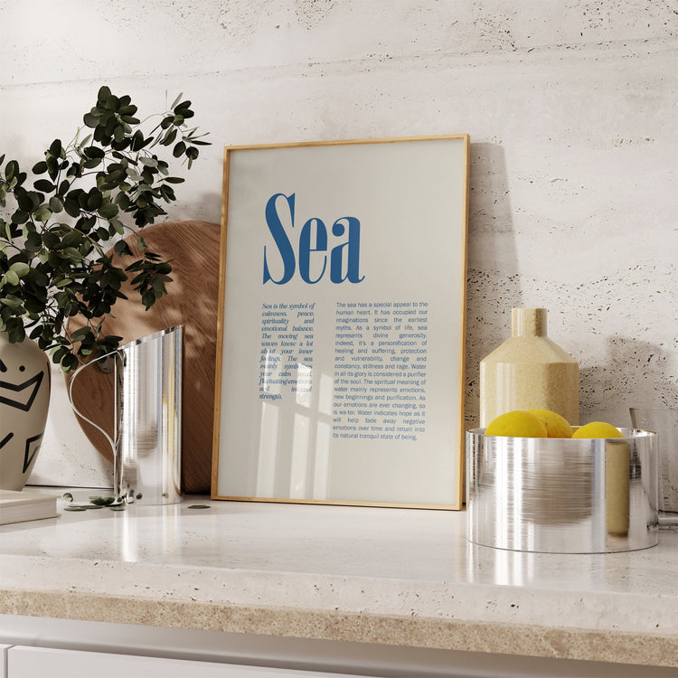 Sea Definition Wall Print