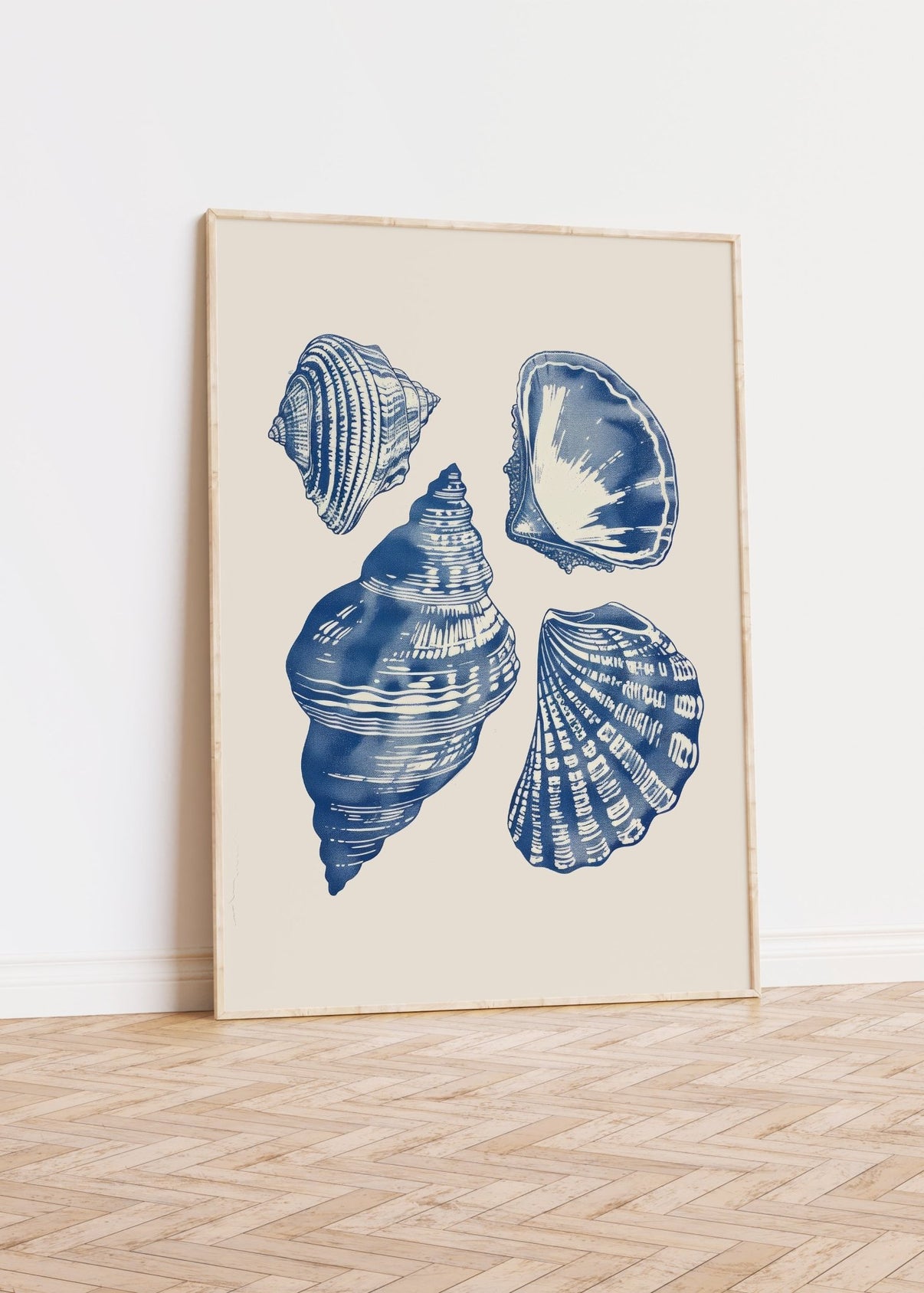 Sea Shells Print | Unique Wall Art Picture Print from Moonshine Prints