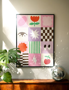 Abstract Dopamine Print