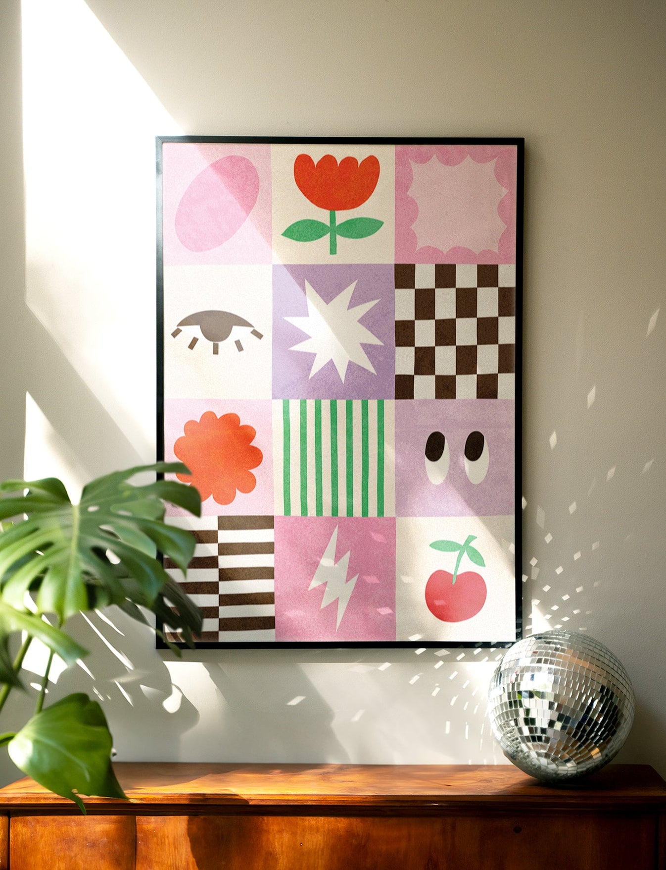 Abstract Dopamine Print | Unique Wall Art from Moonshine Prints