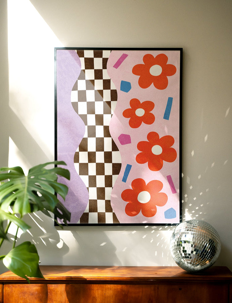 Abstract Shapes Dopamine Print