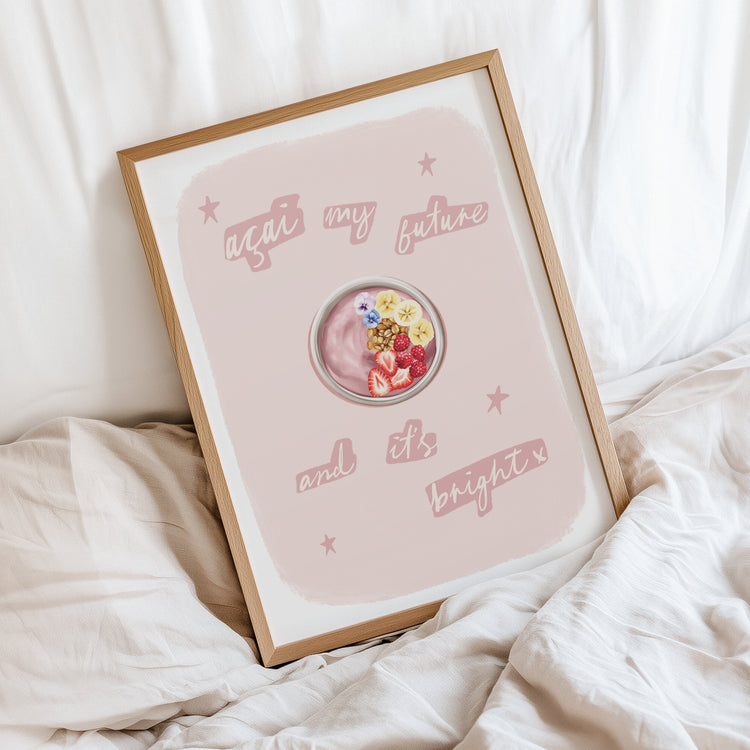 Açaí Bowl Print