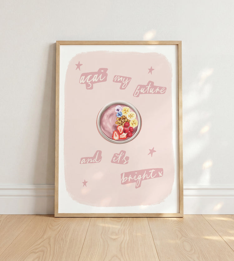Açaí Bowl Print