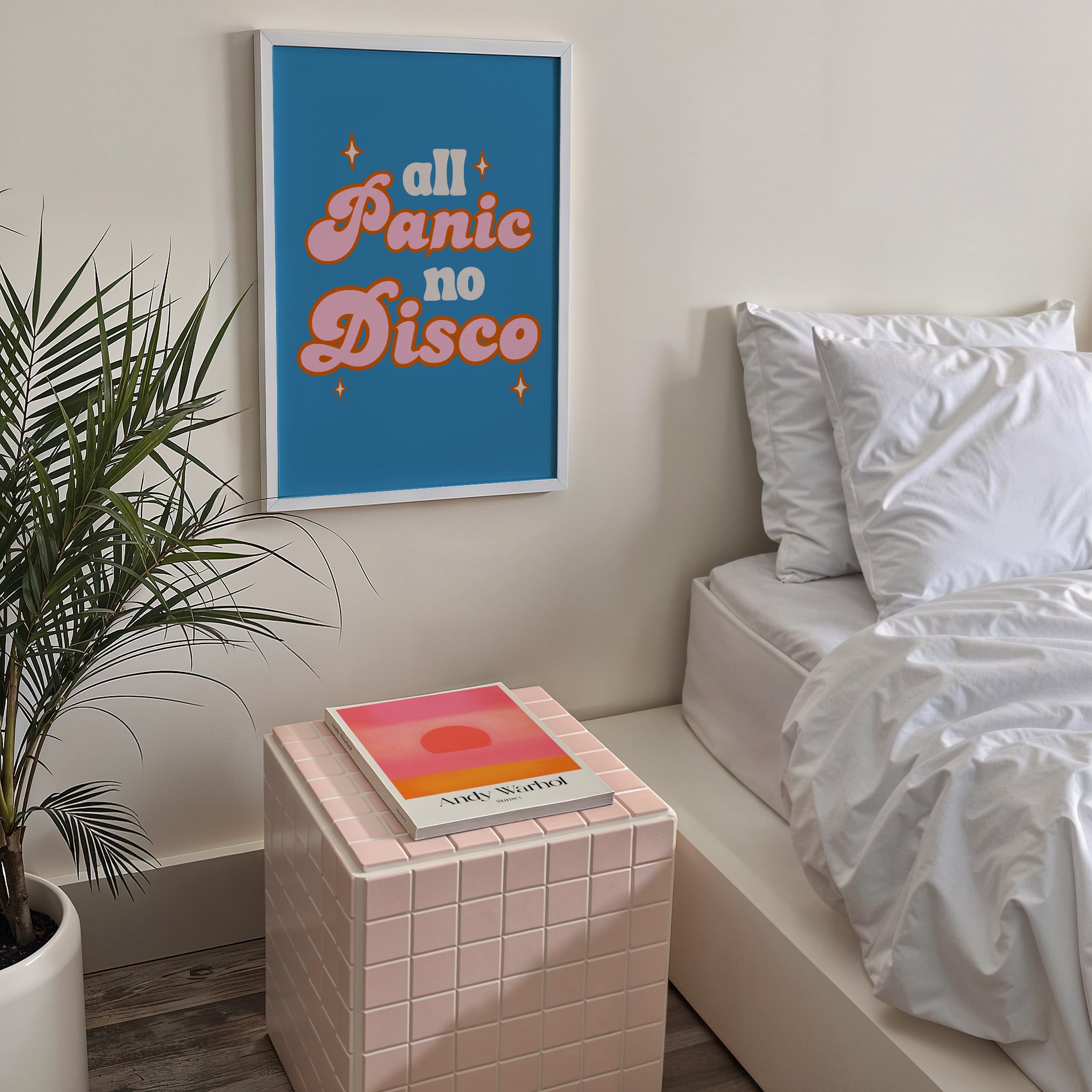 All Panic No Disco Anxiety Print | Unique Wall Art from Moonshine Prints