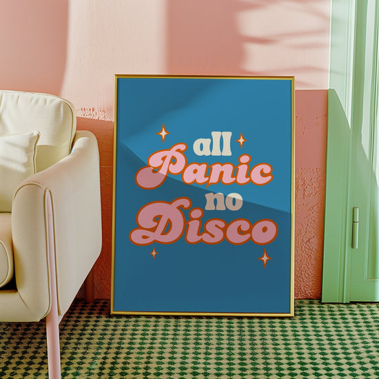 All Panic No Disco Anxiety Print