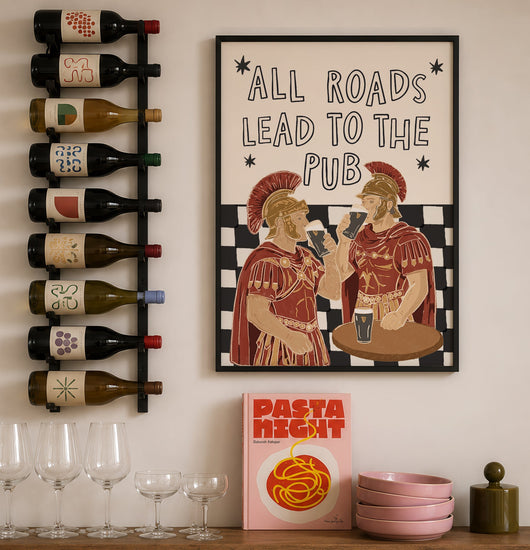 All Roads Lead to the Pub Print