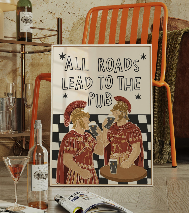 All Roads Lead to the Pub Print