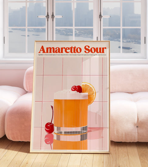 Amaretto Sour Kitchen Print