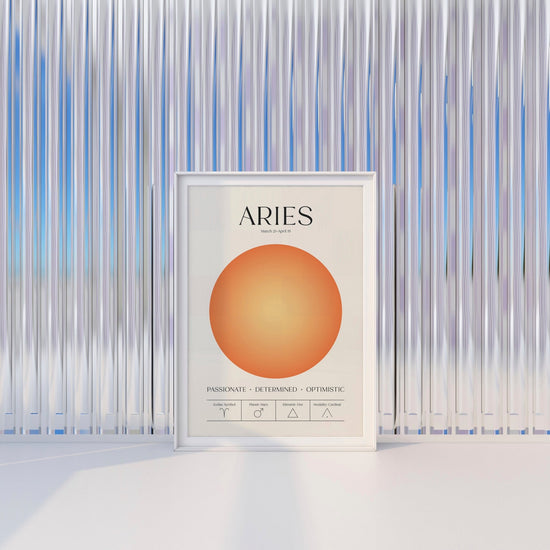 Aries Zodiac Print