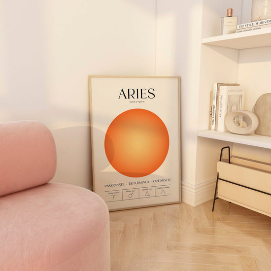 Aries Zodiac Print