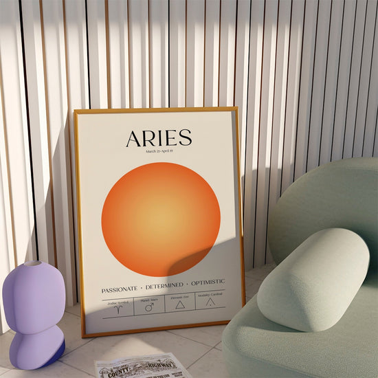 Aries Zodiac Print