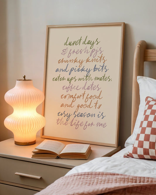Autumn Manifesto Print