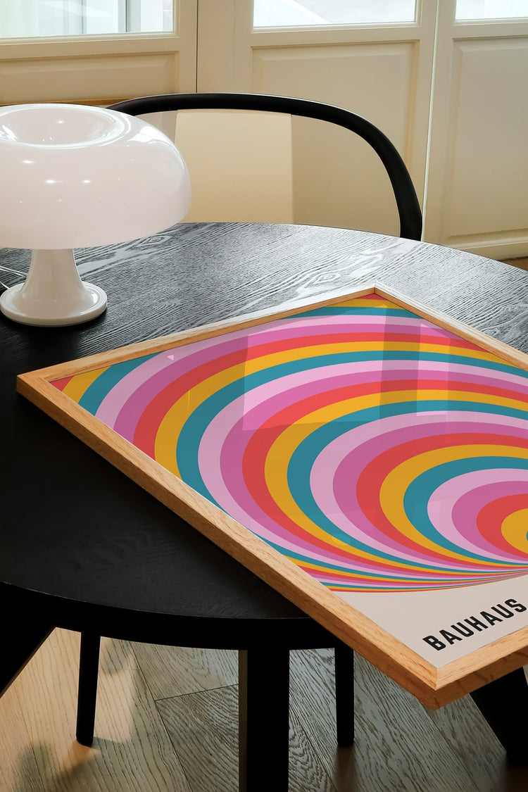 Bauhaus Psychedelic Print