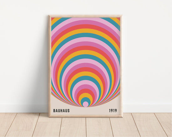 Bauhaus Psychedelic Print