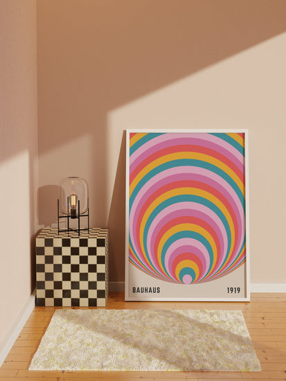 Bauhaus Psychedelic Print