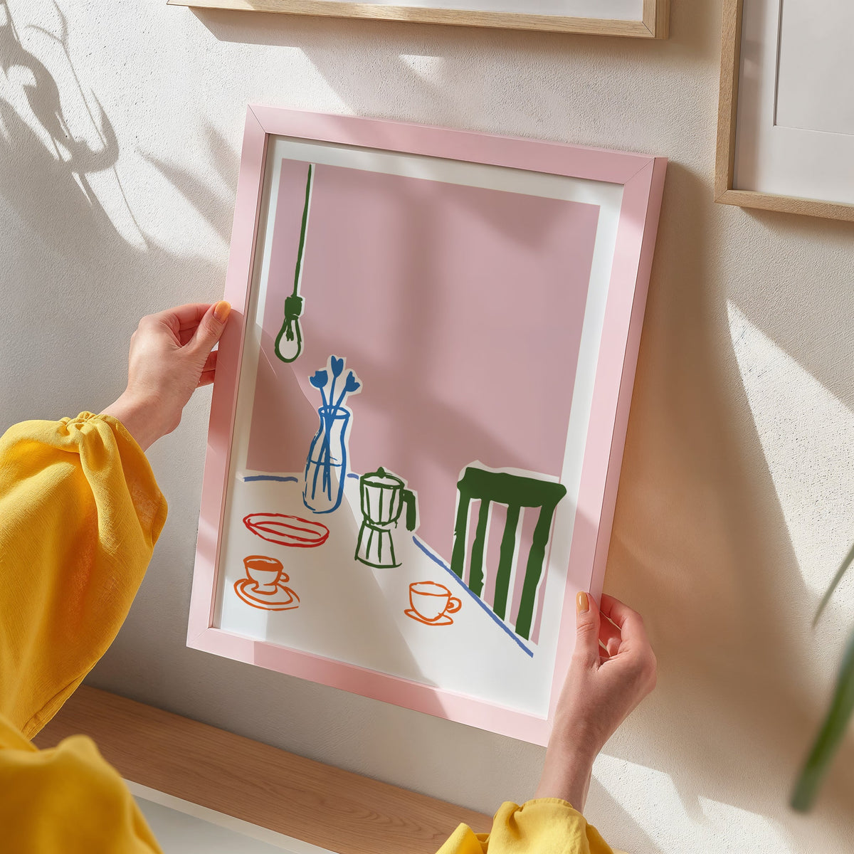 Breakfast Scene Kitchen Print