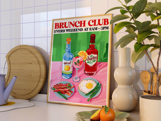 Brunch Club Kitchen Print