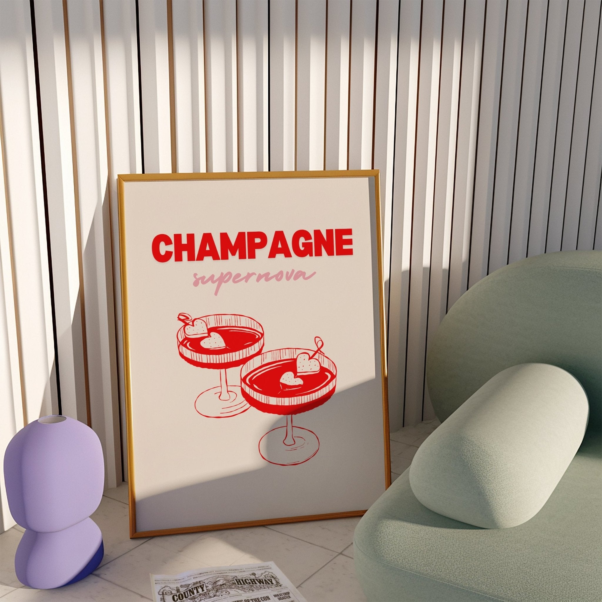 Champagne Supernova Print