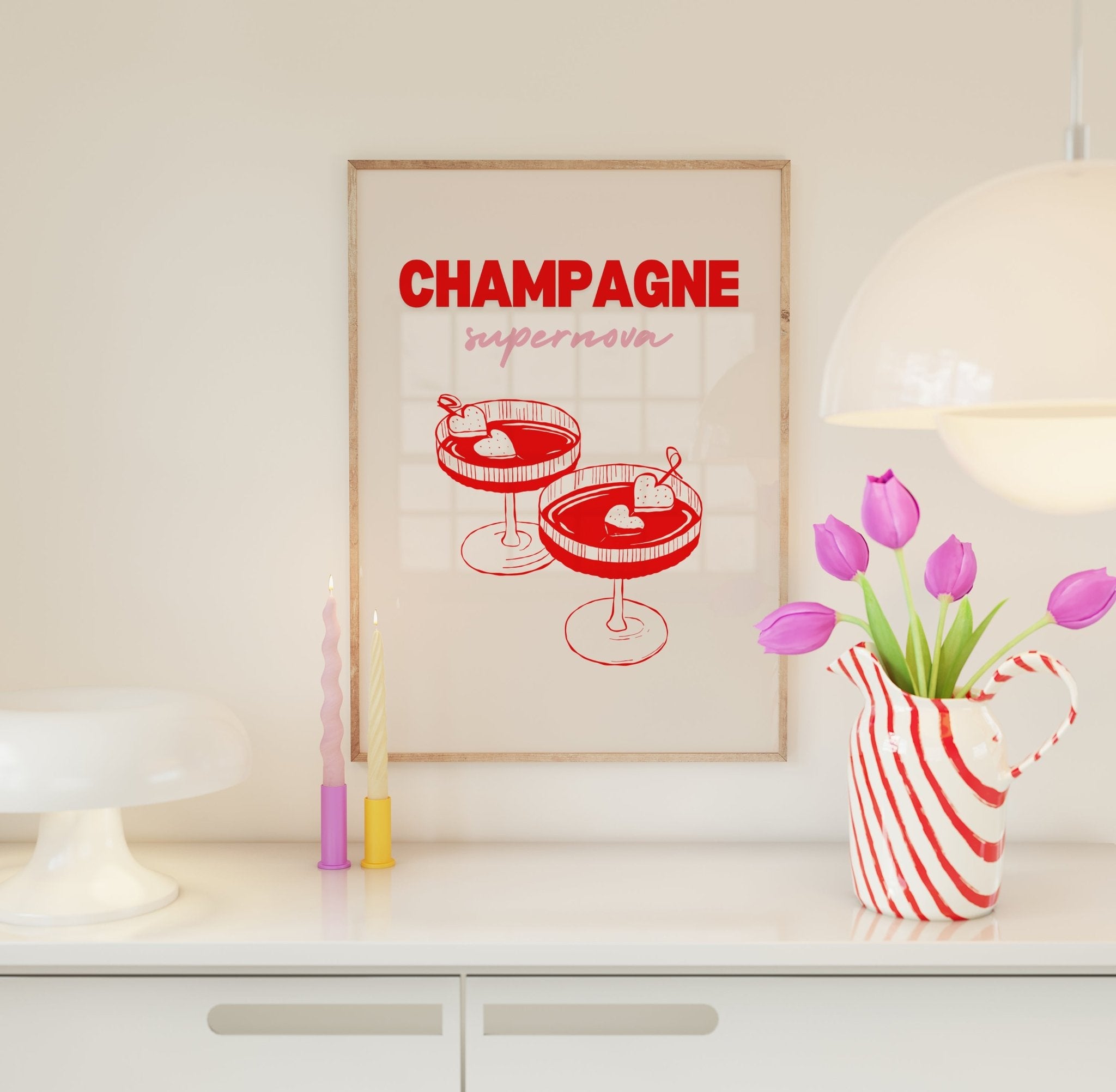 Champagne Supernova Print