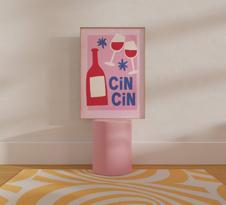 Cin Cin Abstract Kitchen Print