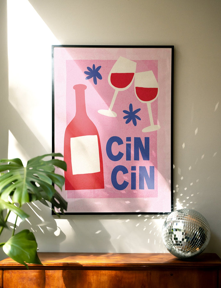 Cin Cin Abstract Kitchen Print