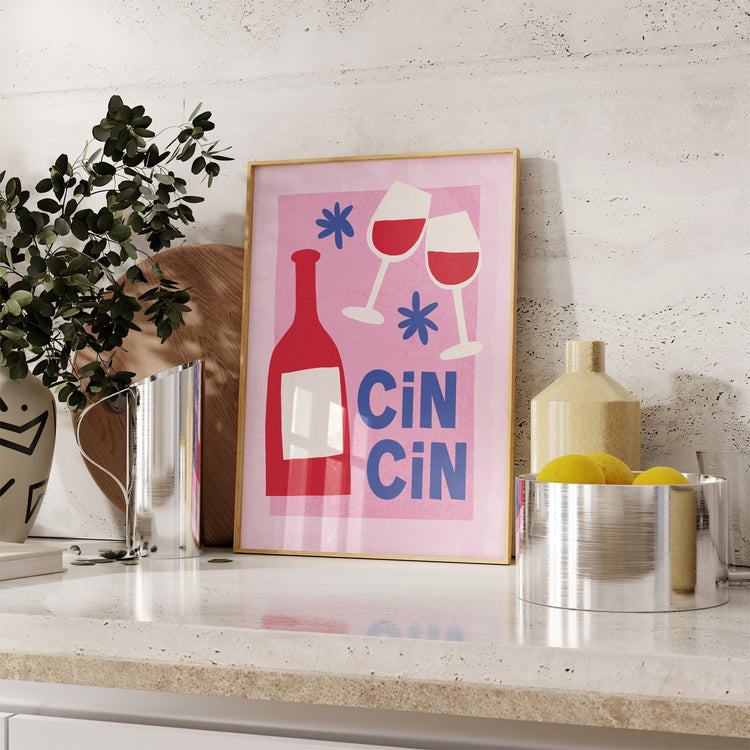 Cin Cin Abstract Kitchen Print