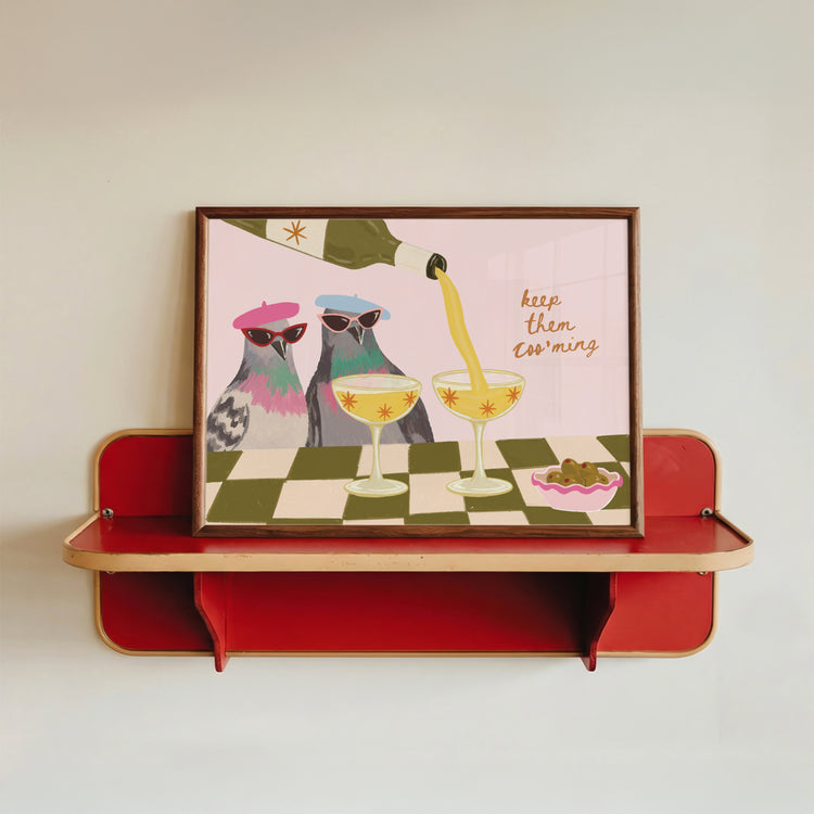 Keep Them Coo-ming Pigeon Print