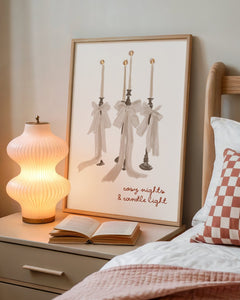 Cosy Nights & Candle Light Autumn Print
