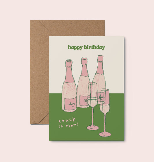 Crack It Open Birthday Card