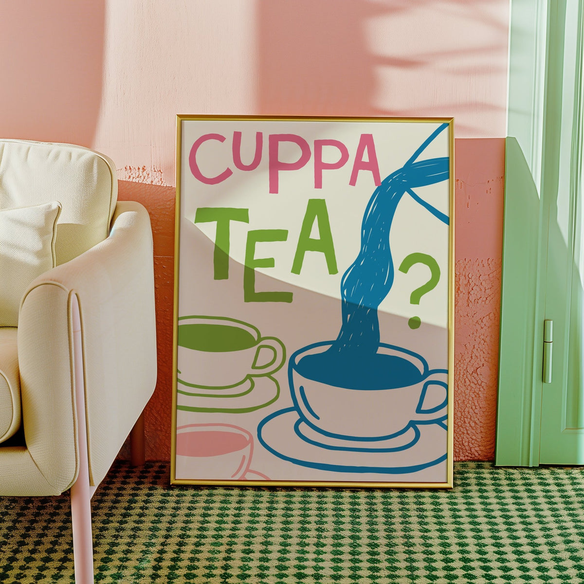 Cuppa Tea Kitchen Print