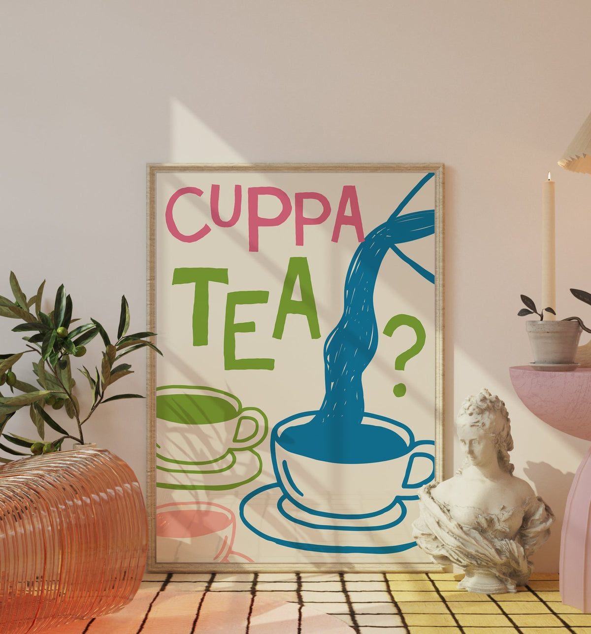 Cuppa Tea Kitchen Print