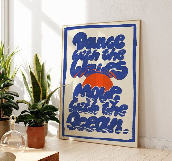 Dance With The Waves Print