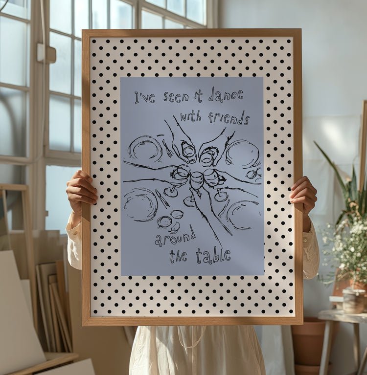 Friends Around the Table Print