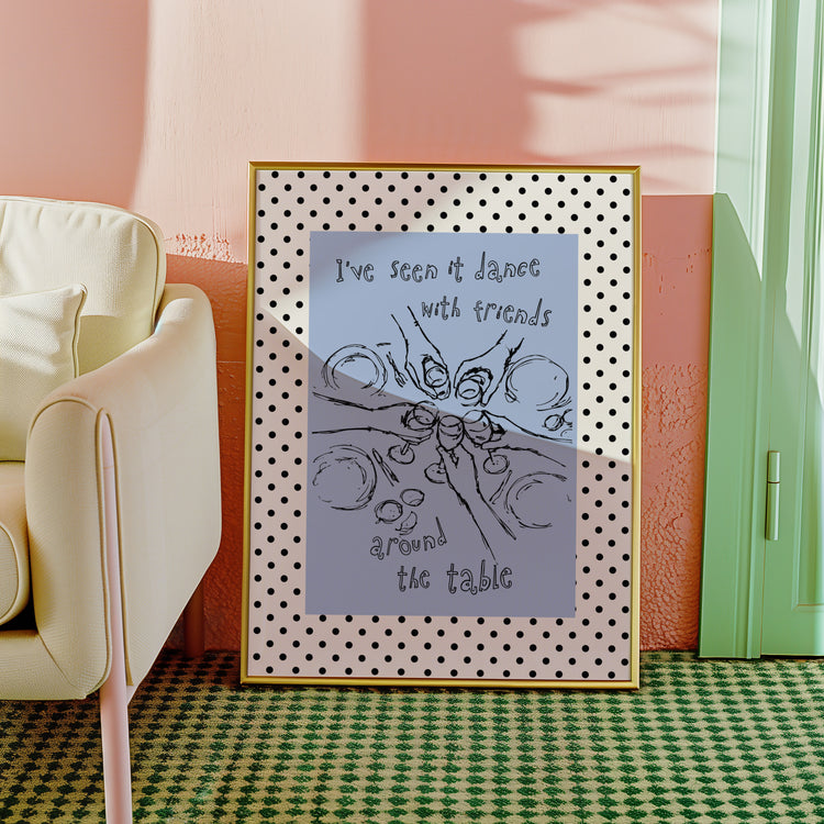 Friends Around the Table Print