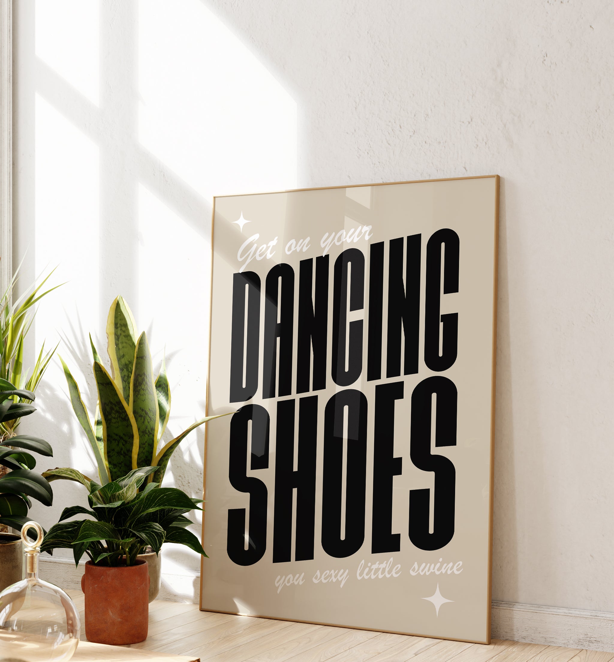 Dancing Shoes Arctic Monkeys Inspired Print