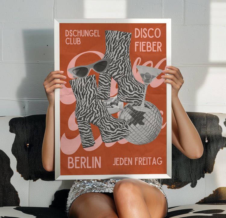 Disco Fieber Retro Berlin Print