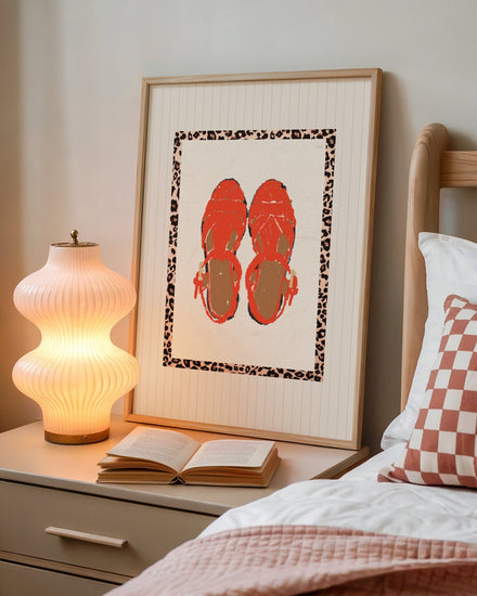 Dressing Room Shoes Print