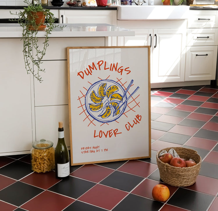 Dumplings Club Kitchen Print