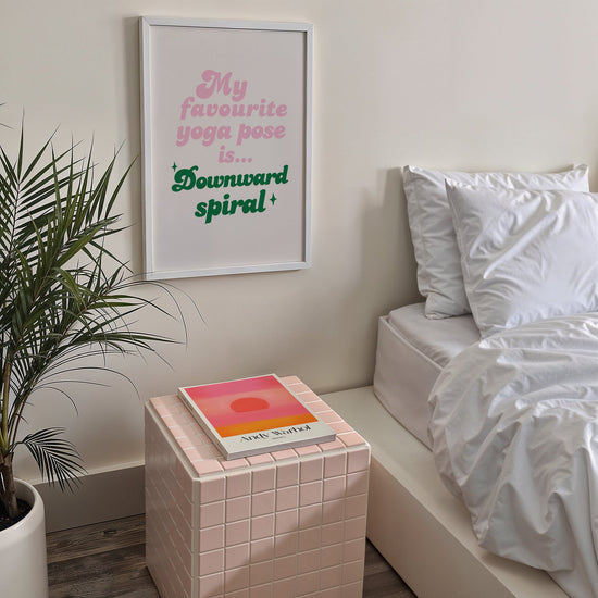 Favourite Yoga Pose Funny Quote Print