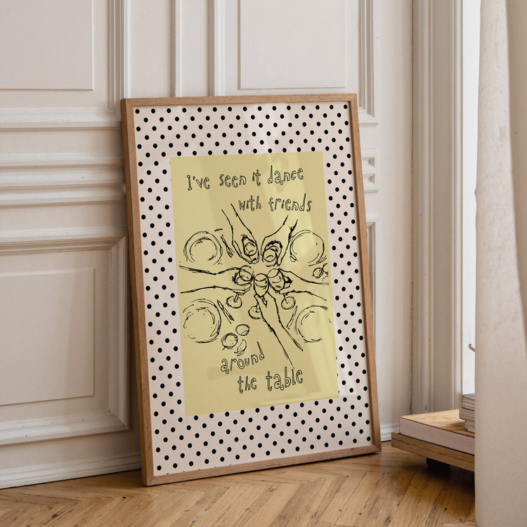 Friends Around the Table Print