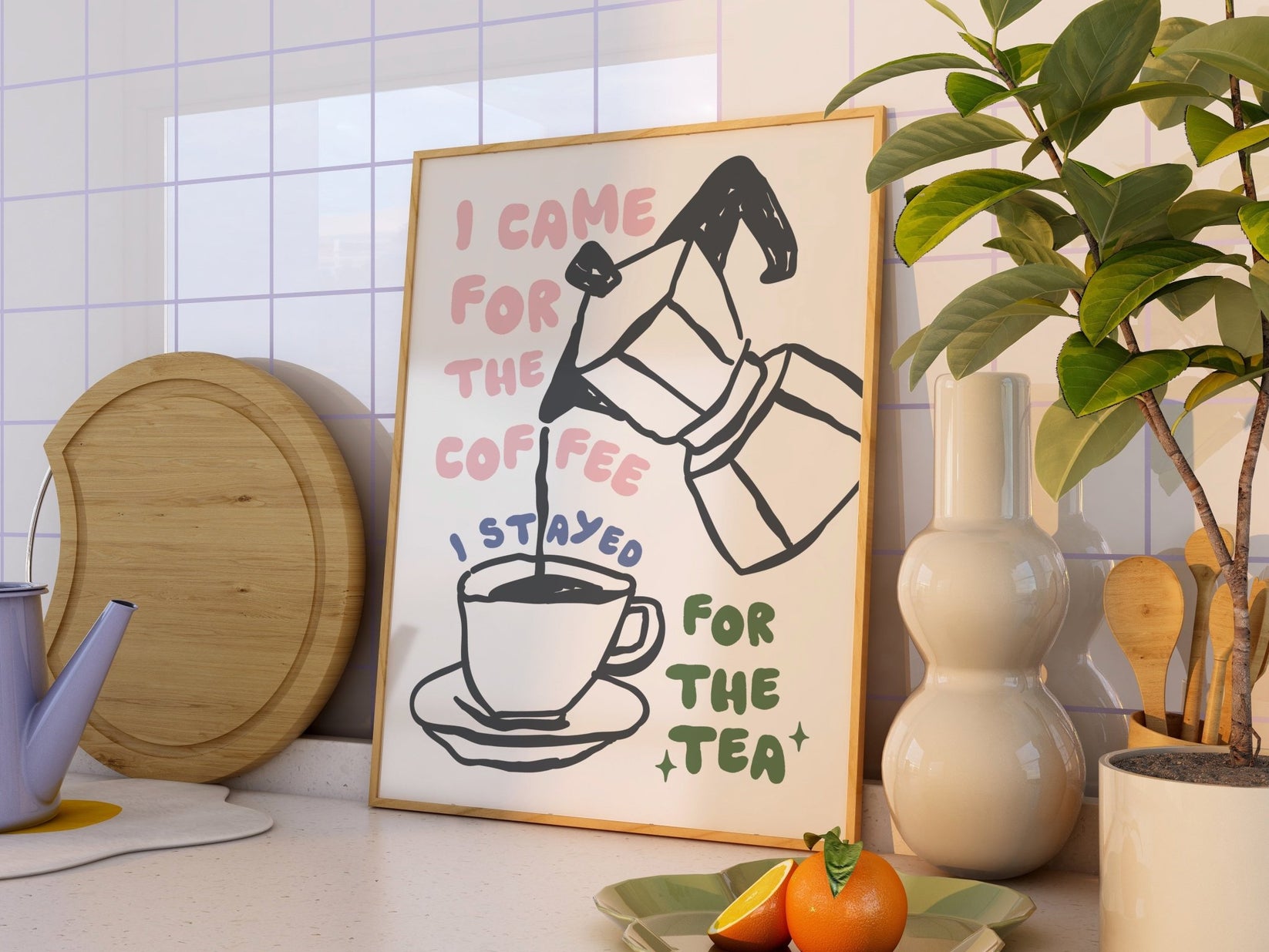 For the Tea Kitchen Print | Unique Wall Art from Moonshine Prints