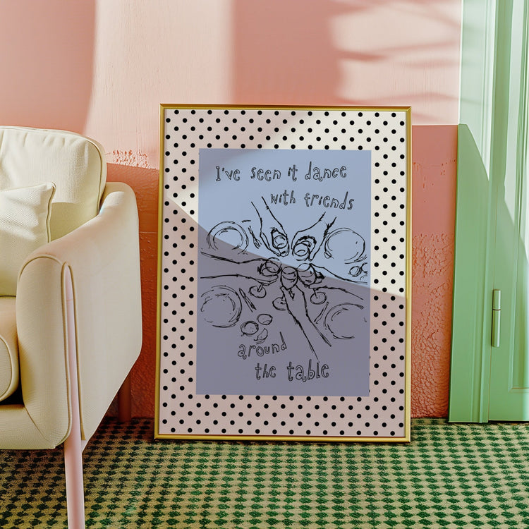 Friends Around the Table Print