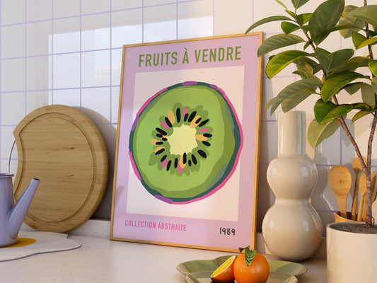 Fruits A Vendre Kitchen Print